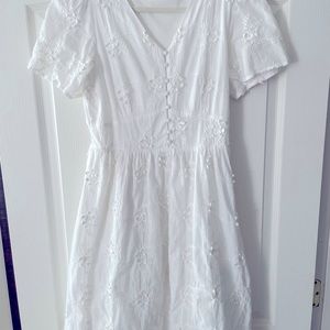 White Dress, Size Medium
